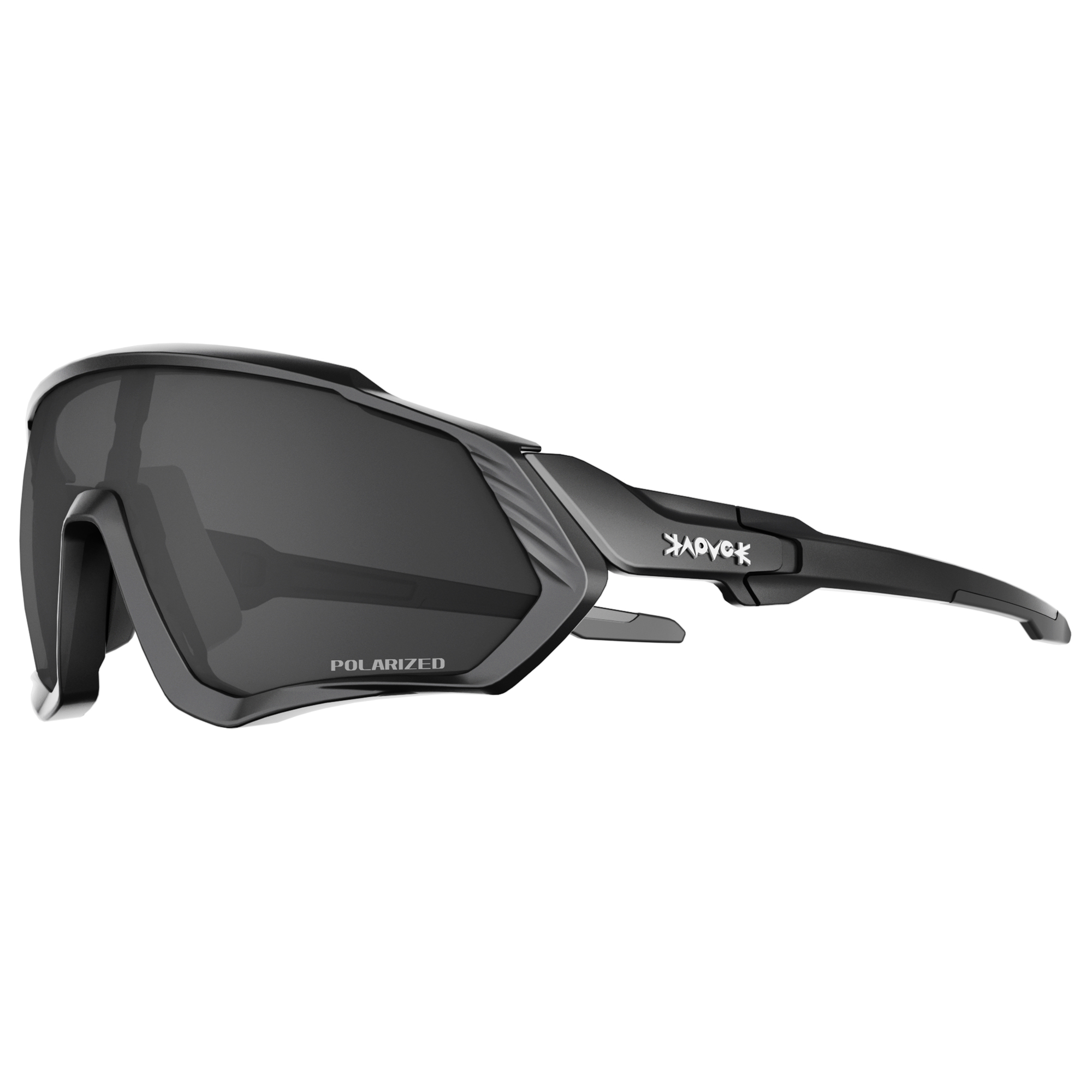 Mountain Biking Goggles - Kacamata Hitam Polarisasi Kapvoe untuk Bersepeda,