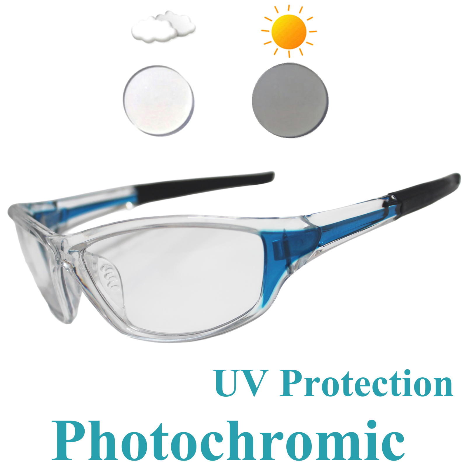 Mountain Biking Goggles - Kacamata Photochromic Sepeda Pria Wanita Mtb