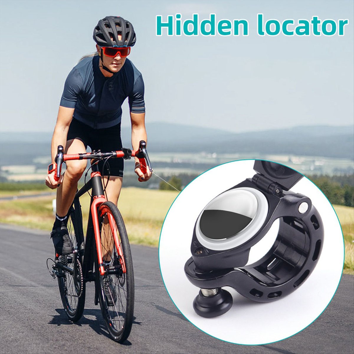 Mountain Biking Shoes - Lonceng Sepeda Gunung AD45 dari Aluminium,