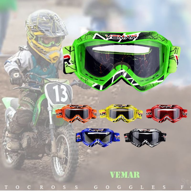 Mountain Biking Helmet - Kacamata Motor Vemar untuk Anak, Kacamata