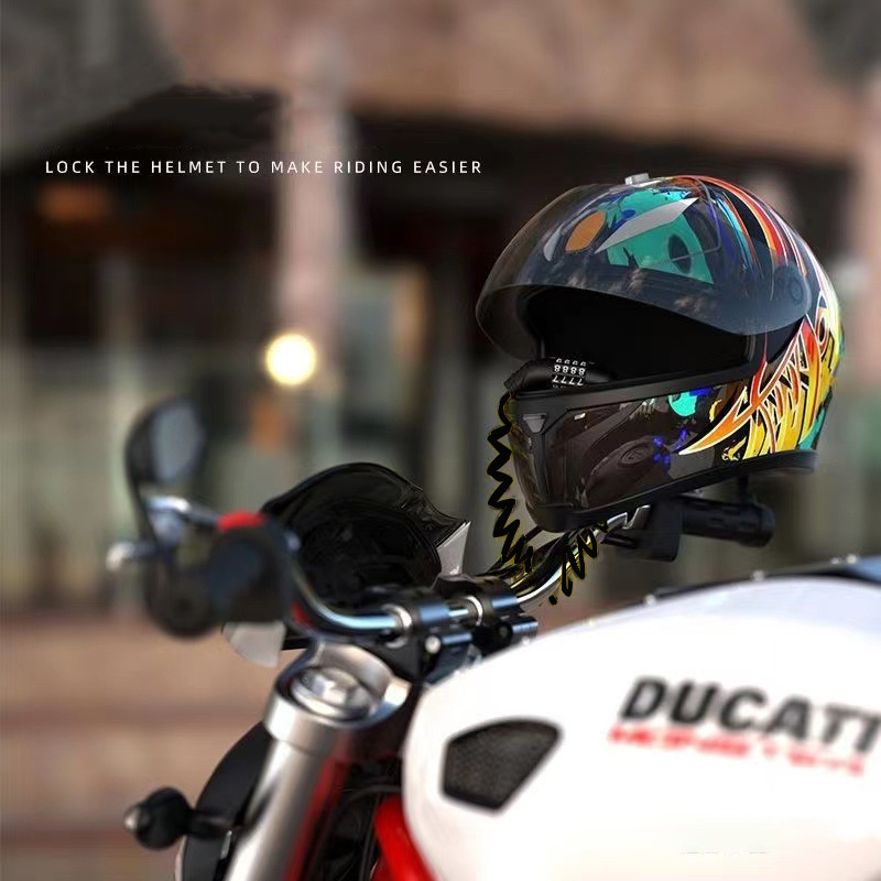 Kunci Kabel Anti Maling Portab - Mountain Biking Helmet ulasan dan harga