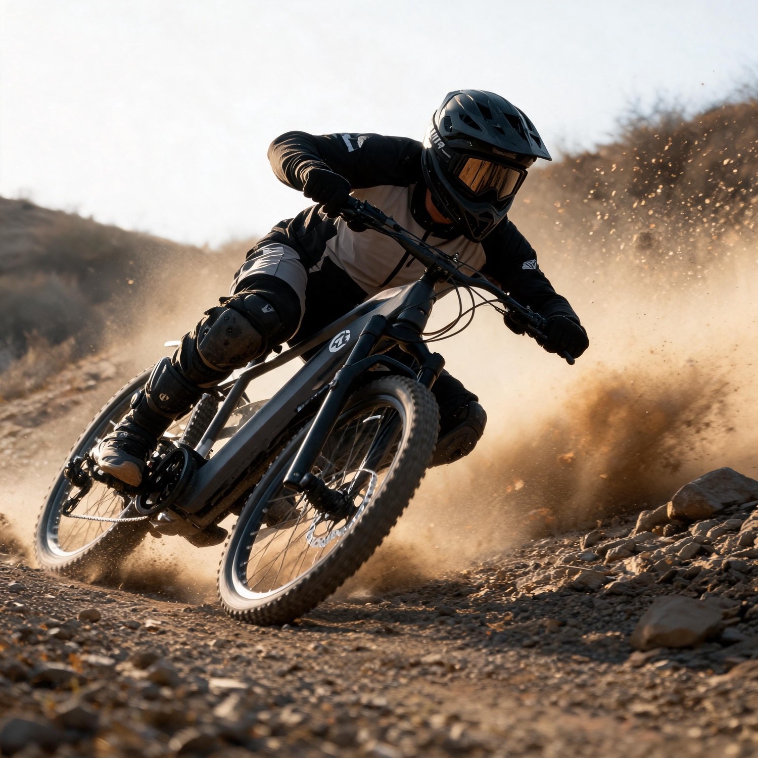 Sepeda Listrik Off-Road, Motor - Mountain Biking Trails ulasan dan harga