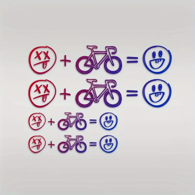 4 Buah Stiker Sepeda Wajah Bah - Mountain Biking Helmet ulasan dan harga