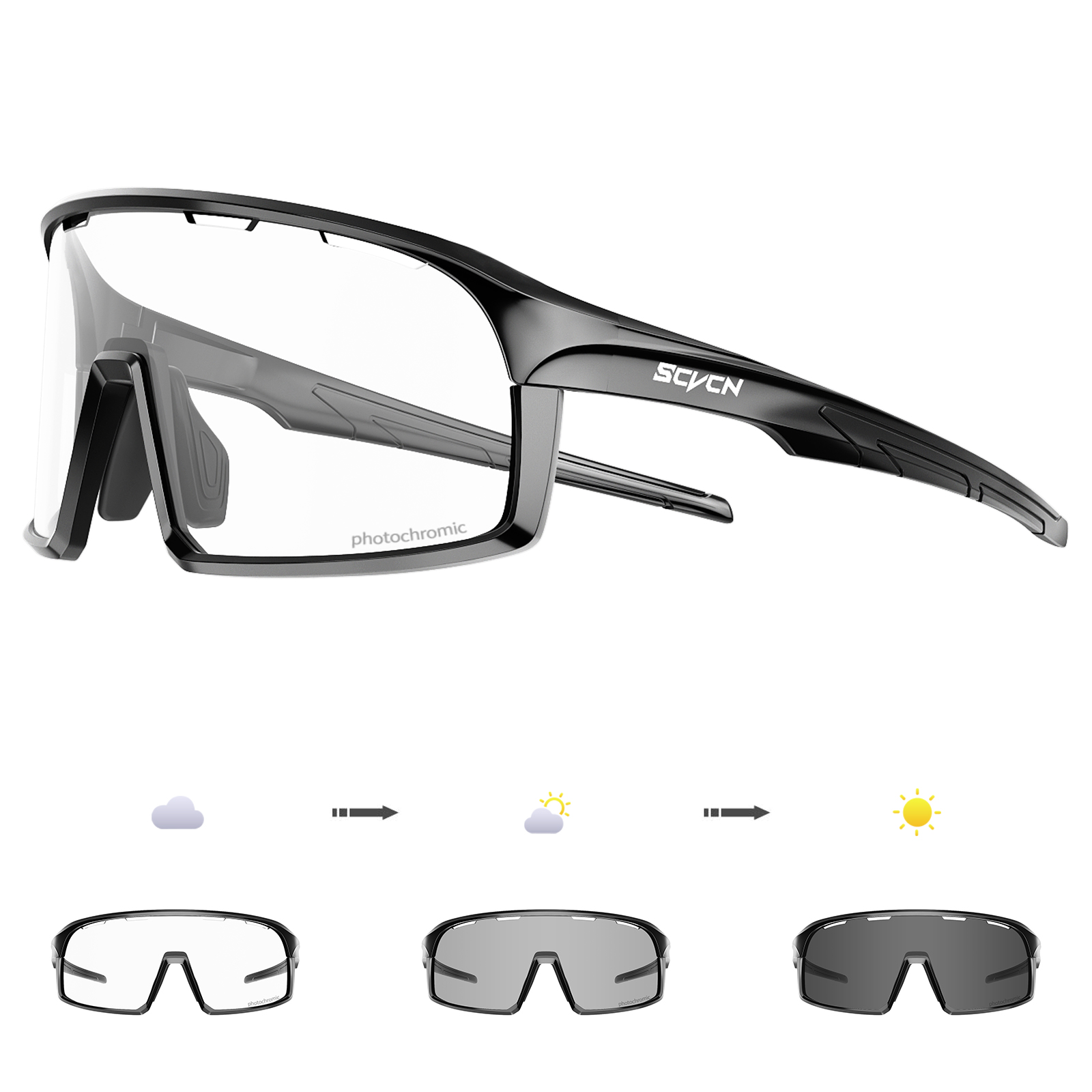 Kacamata Photochromic SCVCN un - Mountain Biking Goggles ulasan dan harga