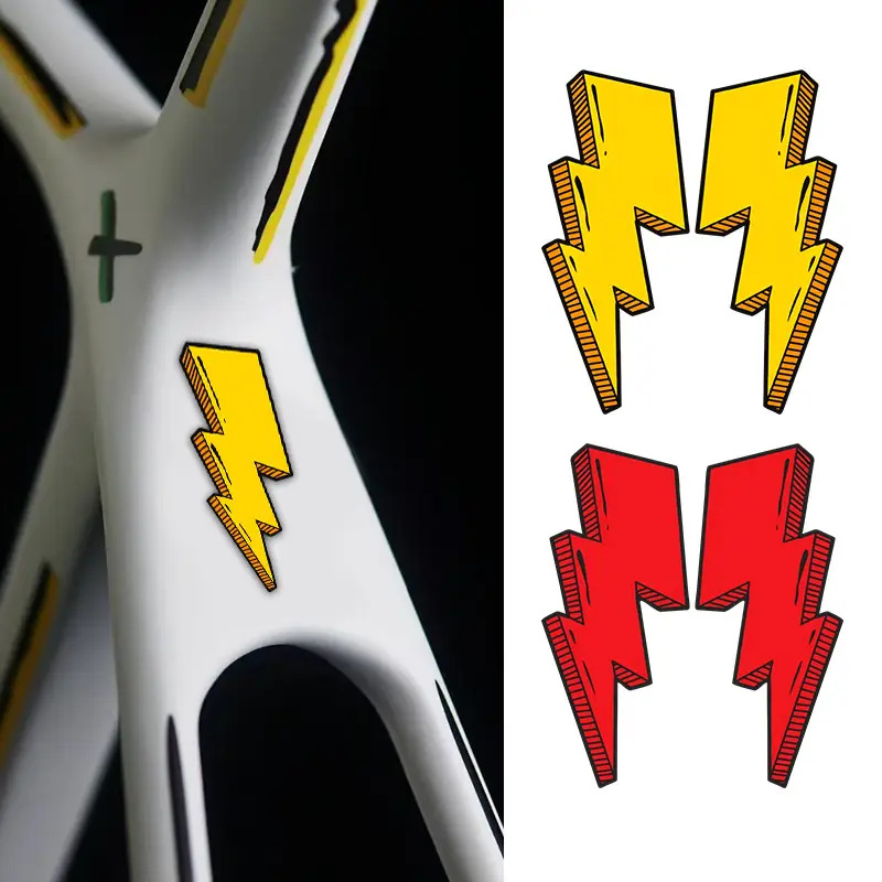 1 Buah Stiker Lightning Stiker - Mountain Biking Helmet ulasan dan harga