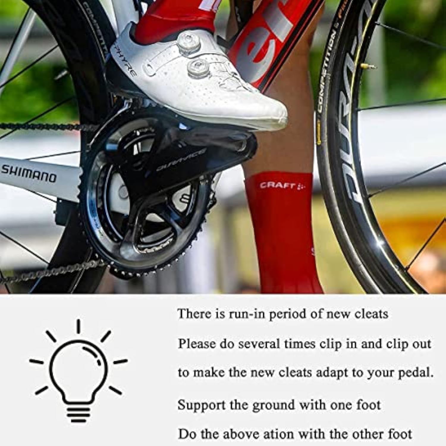 Cleat Sepeda Jalan untuk Pedal - Mountain Biking Shoes ulasan dan harga