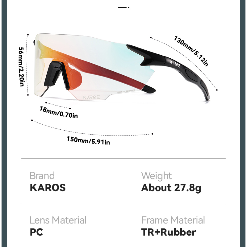 KAROS Kacamata Bersepeda Fotoc - Mountain Biking Goggles ulasan dan harga